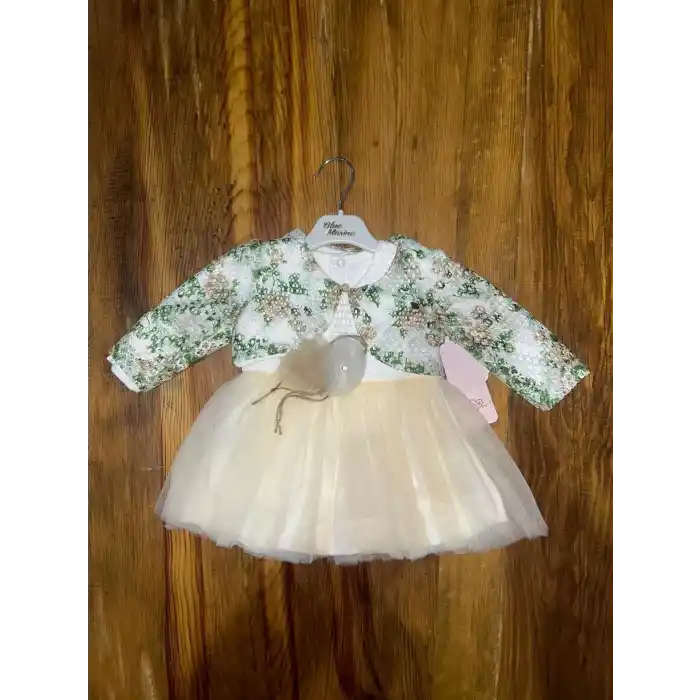 9-18 aylık prenses elbise sarı