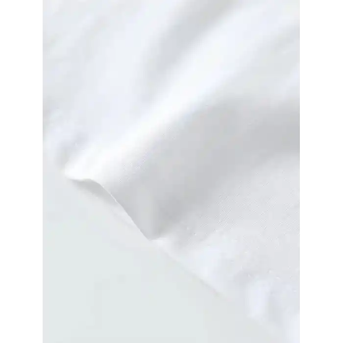 Baskı Erkek Oversive Tişört, Grafik Tişört Erkek Yazlık Outdoor Kıyafetleri, Sporda ve Günlük Giyime Uygun - Beyaz