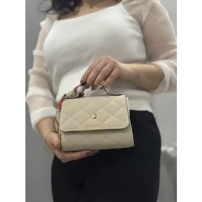 Bej cilt zoje çanta