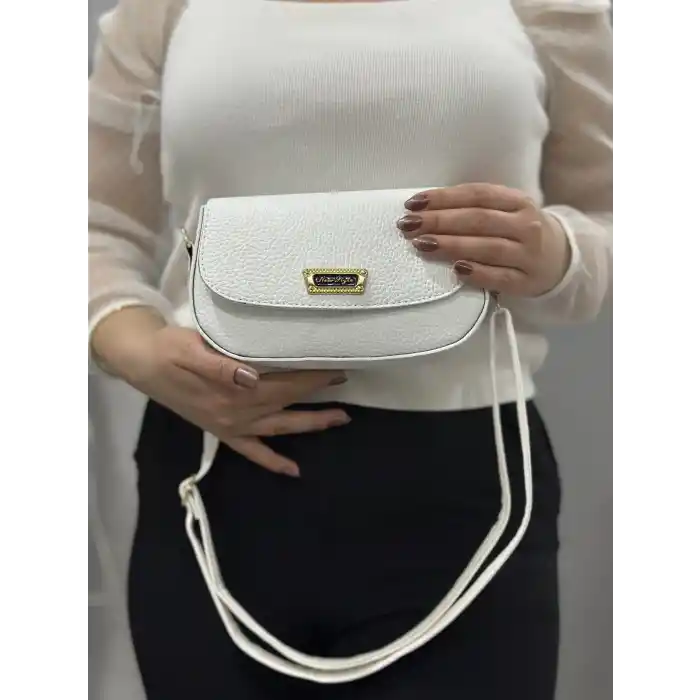 Beyaz cilt jessi çanta
