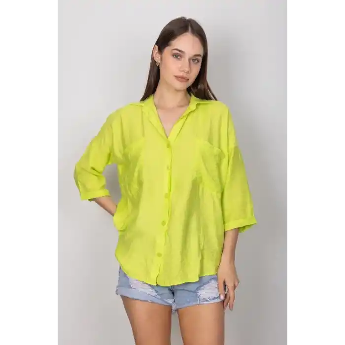 Cepli salaş gömlek t1010