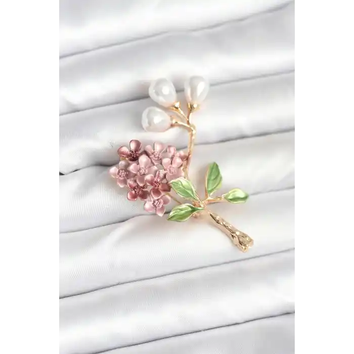 Çiçek Model Broş