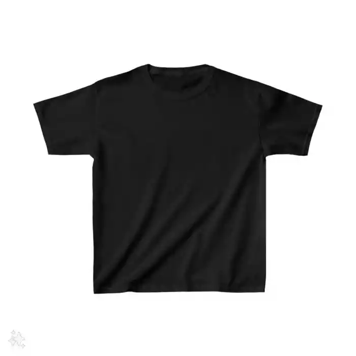 Çocuk Unisex Basic T-Shirt - Siyah