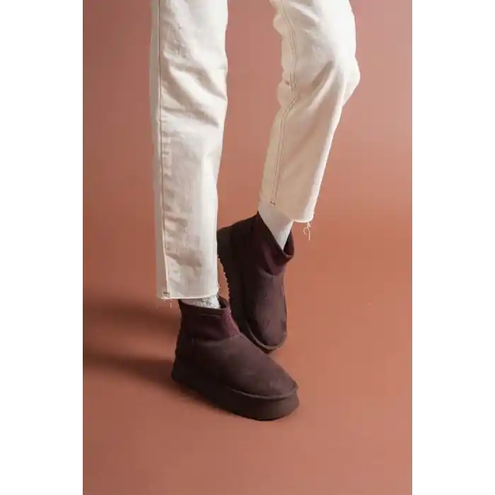 Cuen Kahverengi Süet Bot