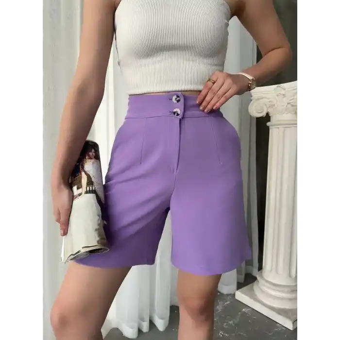 Düğmeli şort mdl24326