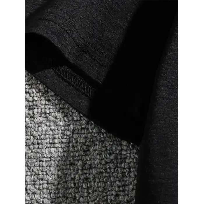 Erkek Dağ Grafikli Tişört, Yaz için Büyük Beden Rahat T-shirt - Siyah