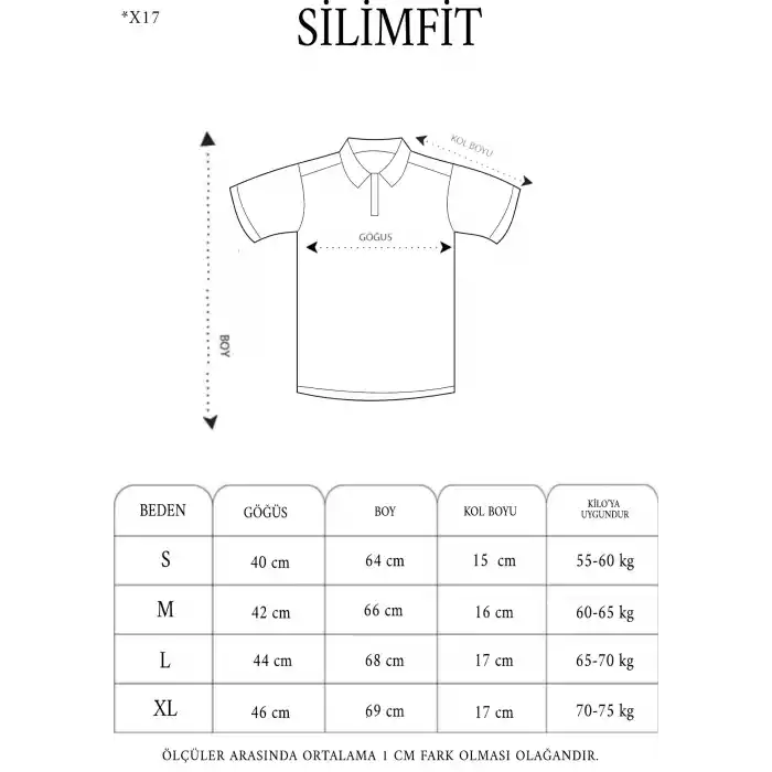 Erkek Yakalı Slim Fit Dokuma Çizgili T-Shirt - Mavi