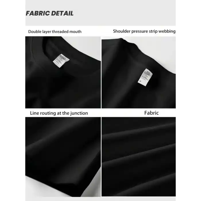 Geniş Kesim Pamuklu Tişört - GANDHI The Project Baskılı, Siyah, Rahat Kesim, Kısa Kollu, Günlük Kıyafet, Her Gün Giyilebilecek Tişört- Siyah