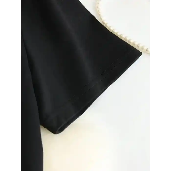 Hi, I dont care. Thanks. (Merhaba, önemli değil. Teşekkürler.) Baskılı Oversize Bisiklet Yaka T-shirt - Siyah