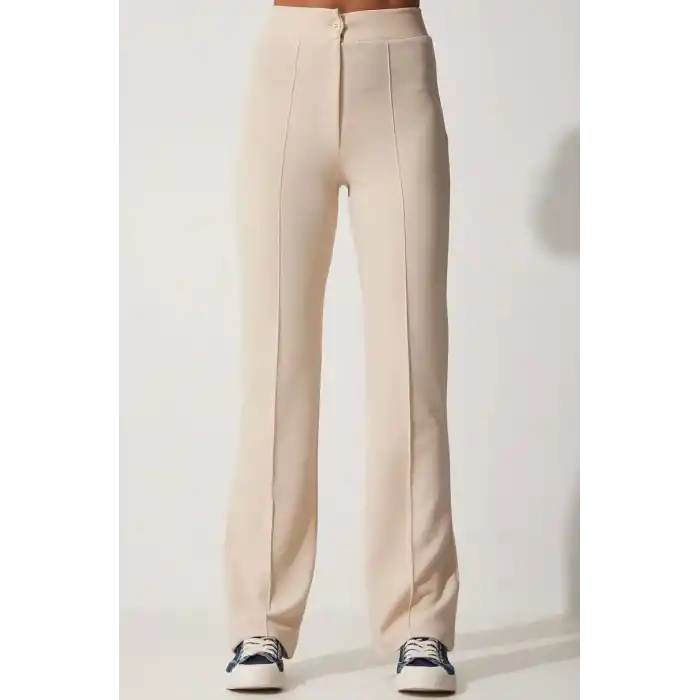 İthal krep kumaş palazzo pantolon