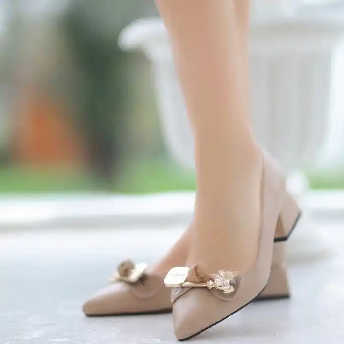 Jies Bej Topuklu Ayakkabı