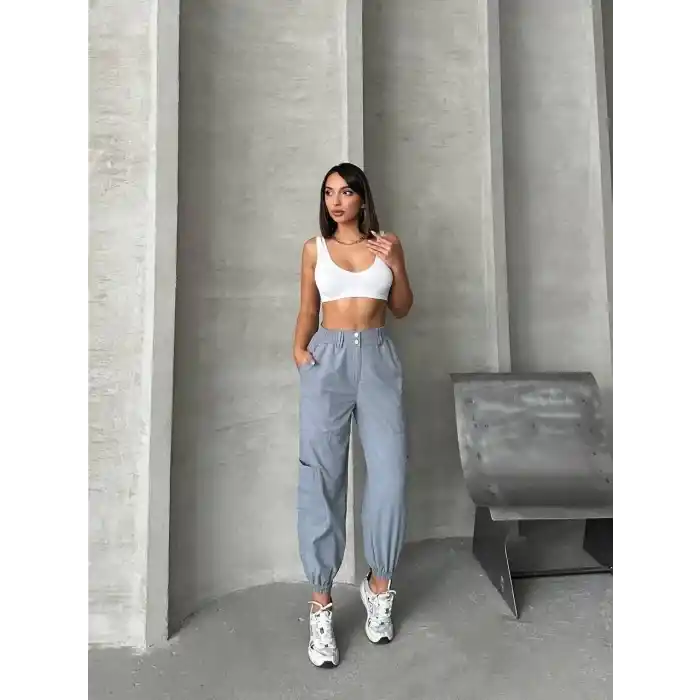 Jogger lastik paça pantolon