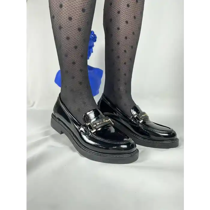 KB-803 Kuback Kömür Rugan Günlük Kadın Babet