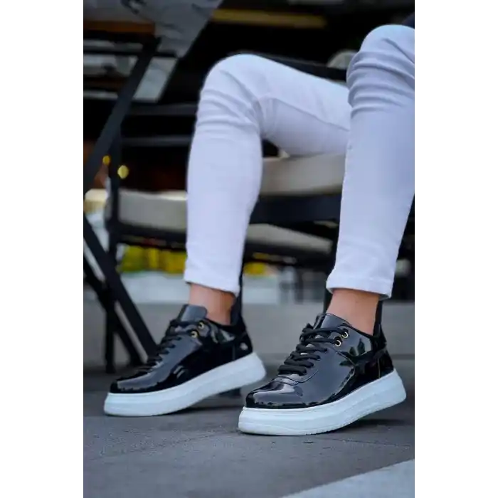 KB-X20 Kuback Siyah Rugan  Günlük Erkek Ayakkabı