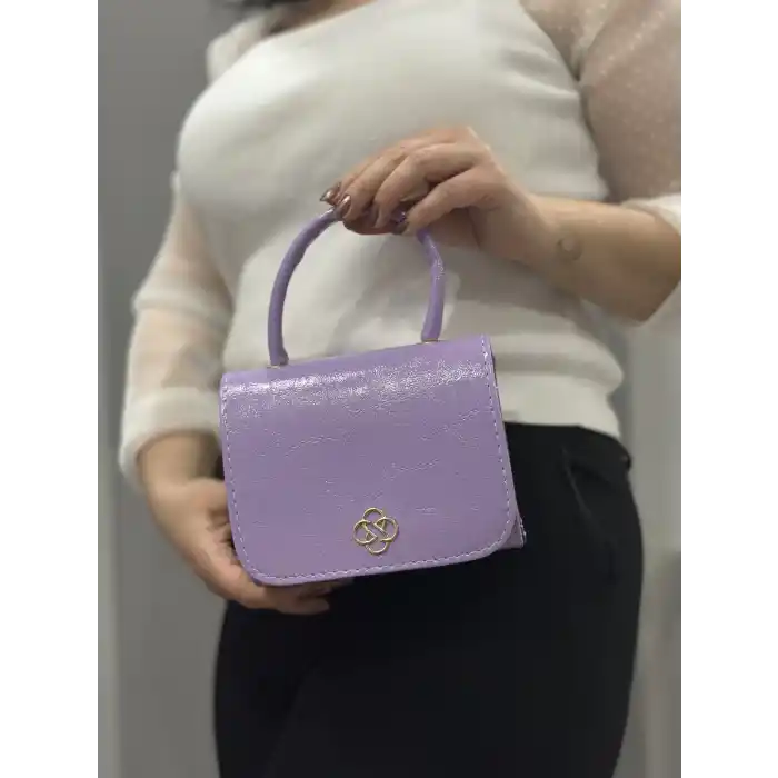 Lila cilt krash çanta