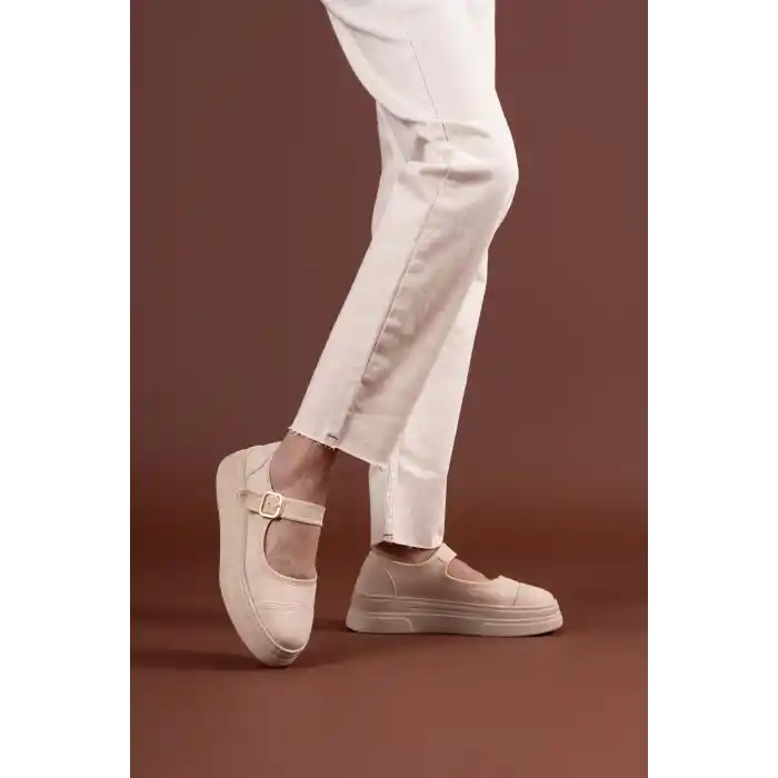 Lunni Bej Keten Spor Ayakkabı