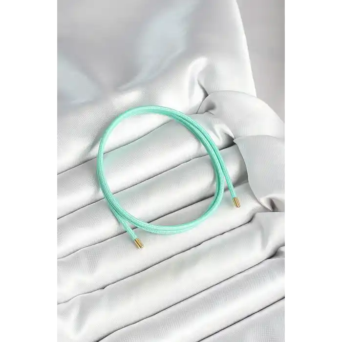 Mıknatıslı Turkuaz Renk Sarmal Kadın Bileklik