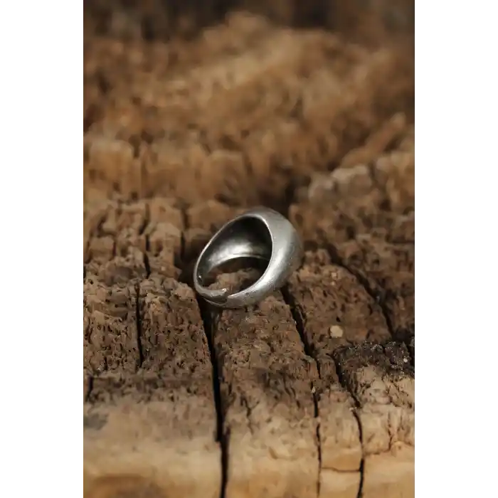 Otantik Emoji Tasarımlı Ayarlamalı Kadın Yüzük