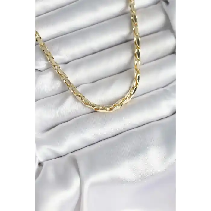 Pirinç Gold Renk 60 cm Zincir Kadın Kolye
