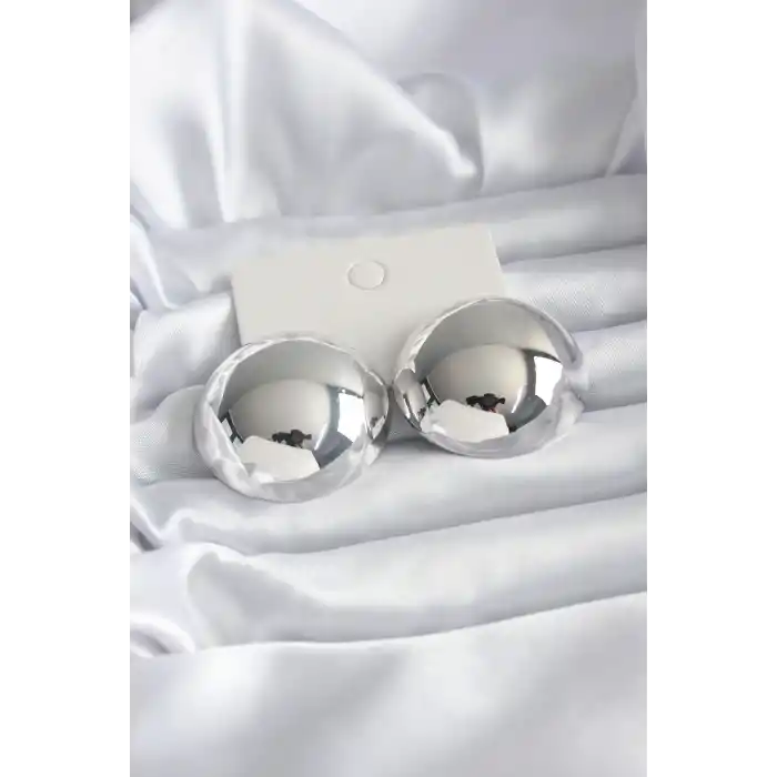 Pirinç Gümüş Renk Kadın Küpe