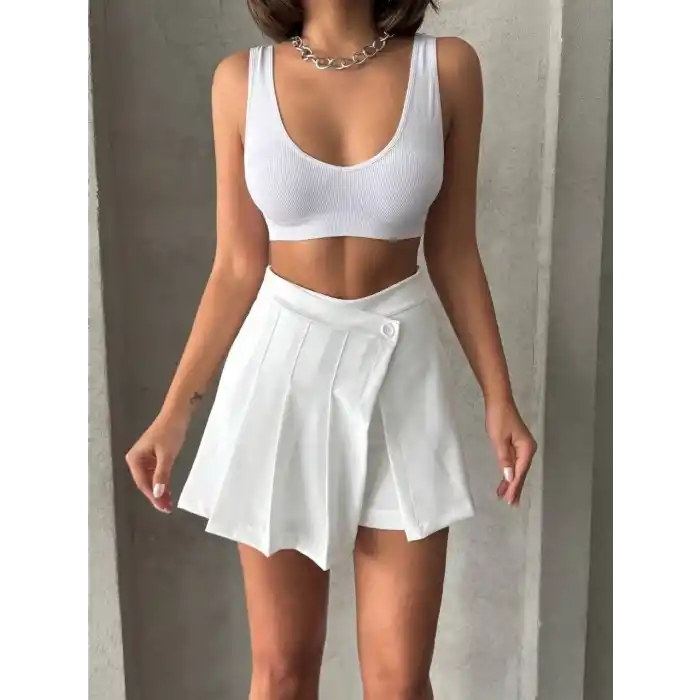 Pliseli şort etek