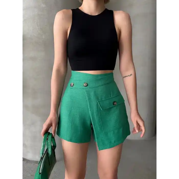 Tek cepli şort etek