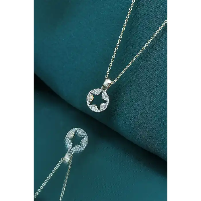 Yıldız Tasarım Gold Renk Kadın Kolye