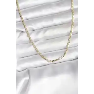 14K Gold Renk Kaplama Ezme Zincir Model CM Kadın Kolye