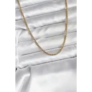 14K Gold Renk Kaplama Zincir Model CM Kadın Kolye
