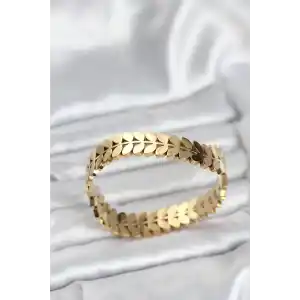 316L Çelik Başak Model Kadın Kelepçe Bileklik