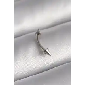 316L Çelik Gümüş Renk Çivi Model Piercing