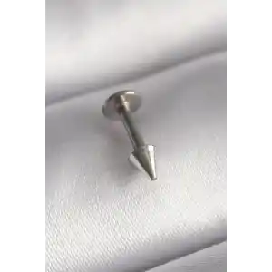 316L Çelik Gümüş Renk Çivi Model Piercing