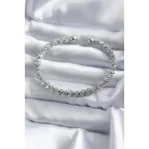 316L Çelik Gümüş Renk Kadın Bileklik