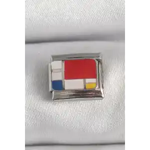 316L Çelik Gümüş Renk Karışık Renk Portre Model Nomination Charm