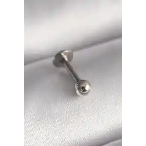 316L Çelik Gümüş Renk Topçuk Piercing