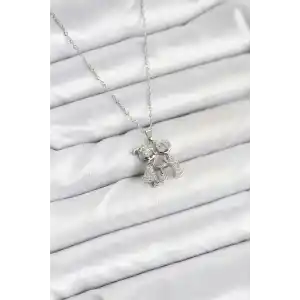 316L Çelik Zincir Gümüş Renk Erkek Kız Model Kadın Kolye