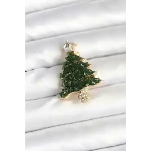 Çam Ağacı Model Yılbaşı Temalı Broş