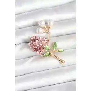 Çiçek Model Broş