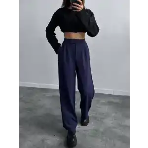 Cırtlı palazzo pantolon