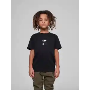 Çocuk Unisex Baskılı T-Shirt - Siyah