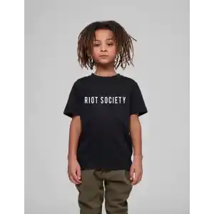 Çocuk Unisex Baskılı T-Shirt - Siyah