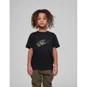 Çocuk Unisex Baskılı T-Shirt - Siyah