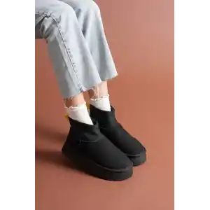 Cuen Siyah Süet Bot