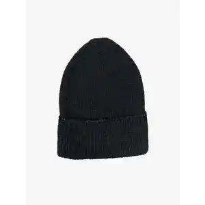 Kadın Dokuma Simli Triko Bere - Antrasit