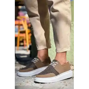 KB-042  Kuback  Bağcıklı Taba Günlük Erkek Ayakkabı