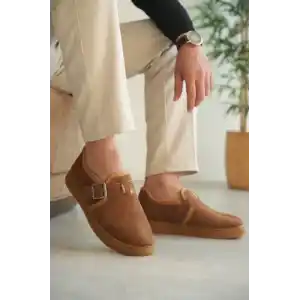 KB-KX1 Kuback Taba Kürklü Günlük Erkek Ayakkabı