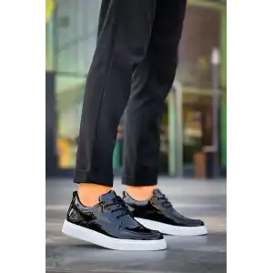 KB-X5 Kuback Siyah Rugan Günlük Erkek Ayakkabı