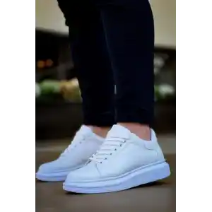 KB-X500  Kuback Bağcıklı Beyaz  Günlük Erkek Ayakkabı