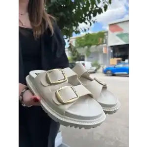 KBTX-1 Kuback Bej Günlük Kadın Terlik