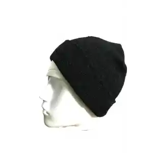 Kışlık Tam Kalıp Çocuk Triko Bere - Siyah